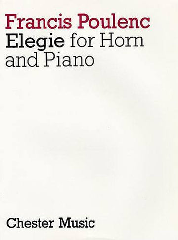 Poulenc Francis - Elegía - Trompa Piano