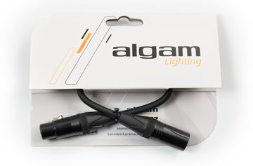 Adaptador DMX Macho 5 pines - Hembra 3 pines