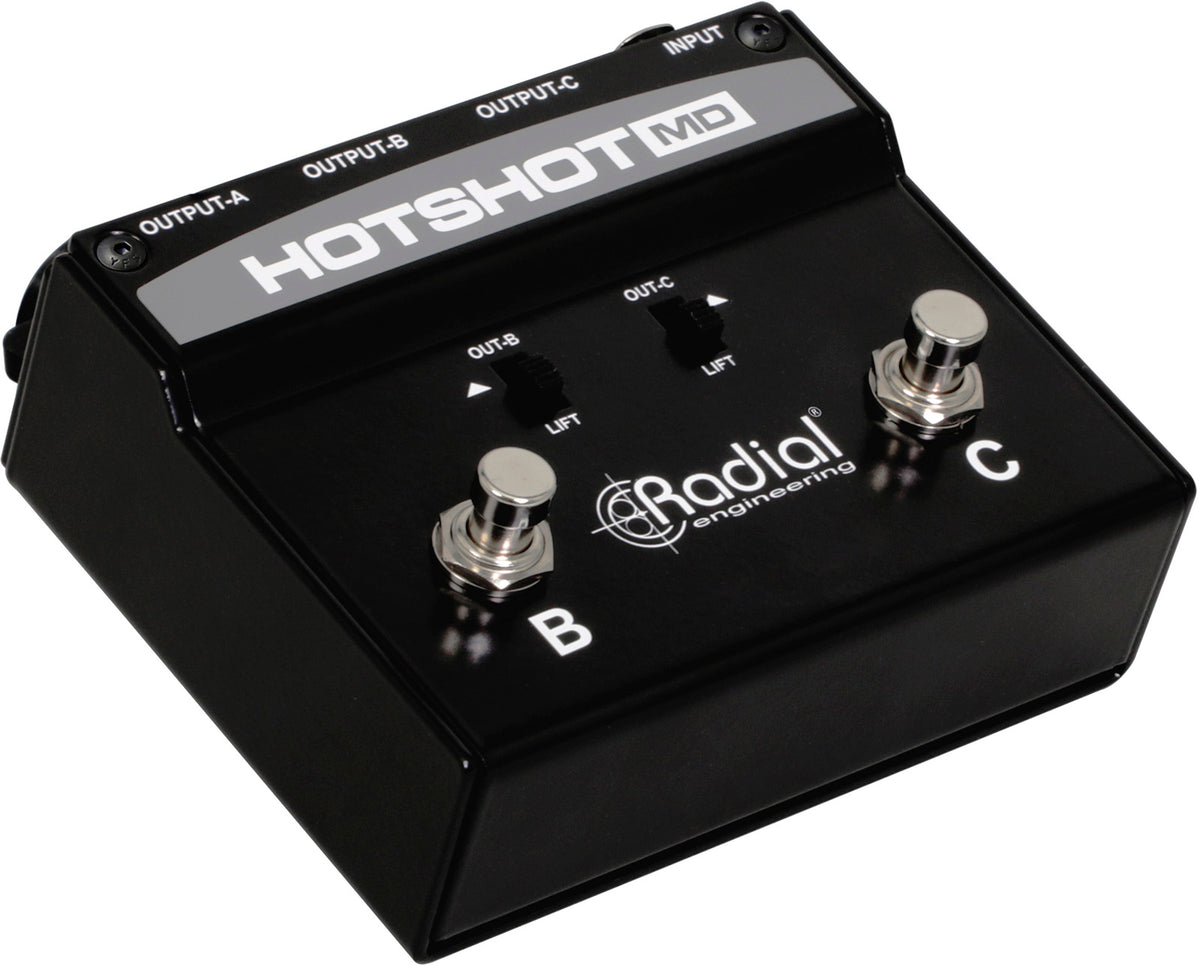 HOTSHOT-MD Conmutador de micrófono con 3 salidas