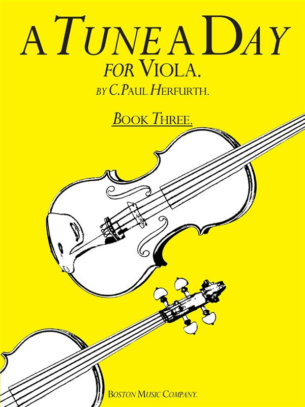 Bosworth A Tune A Day For Viola Book Three Vla - Viola
