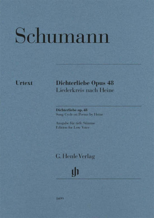 Schumann R. - Les Amours Du Poete Op. 48 - Voix Basse & Piano