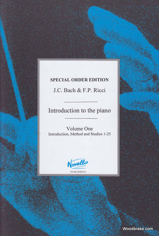 BACH J.S./RICCI F.P. - INTRODUCTION TO THE PIANO VOL 1 STUDIES 1-25 NOVELLO