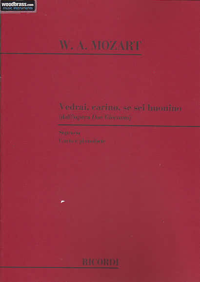 MOZART W.A. - DON GIOVANNI: VEDRAI CARINO SE SEI BUONINO - CHANT ET PIANO