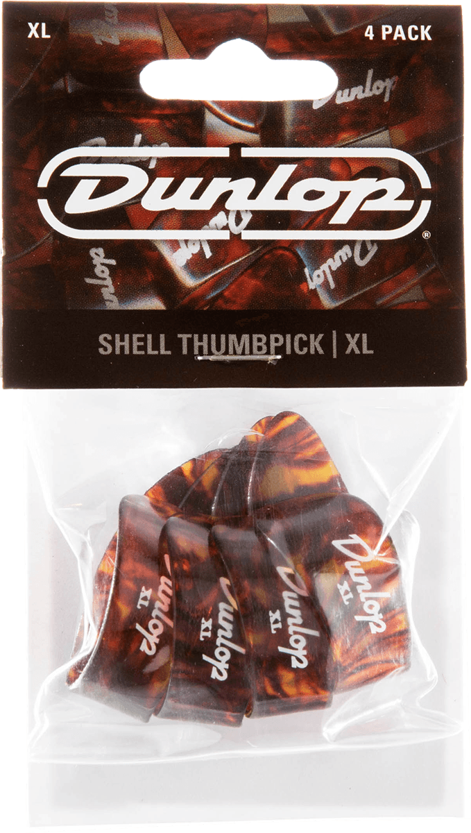 Dunlop 4 x Púa De Pulgar De Concha XL