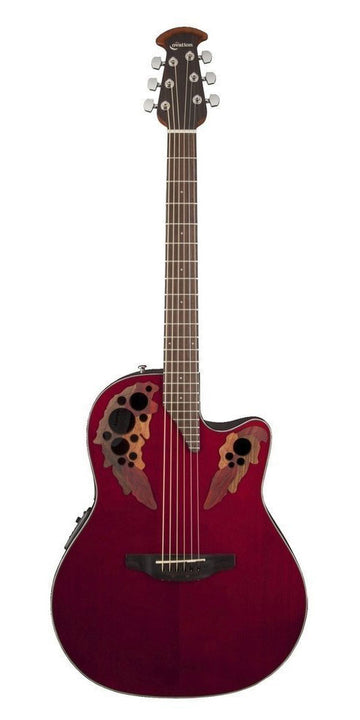 Guitarra Electro-Acústica Celebrity Elite Mid Cutaway Ruby Red