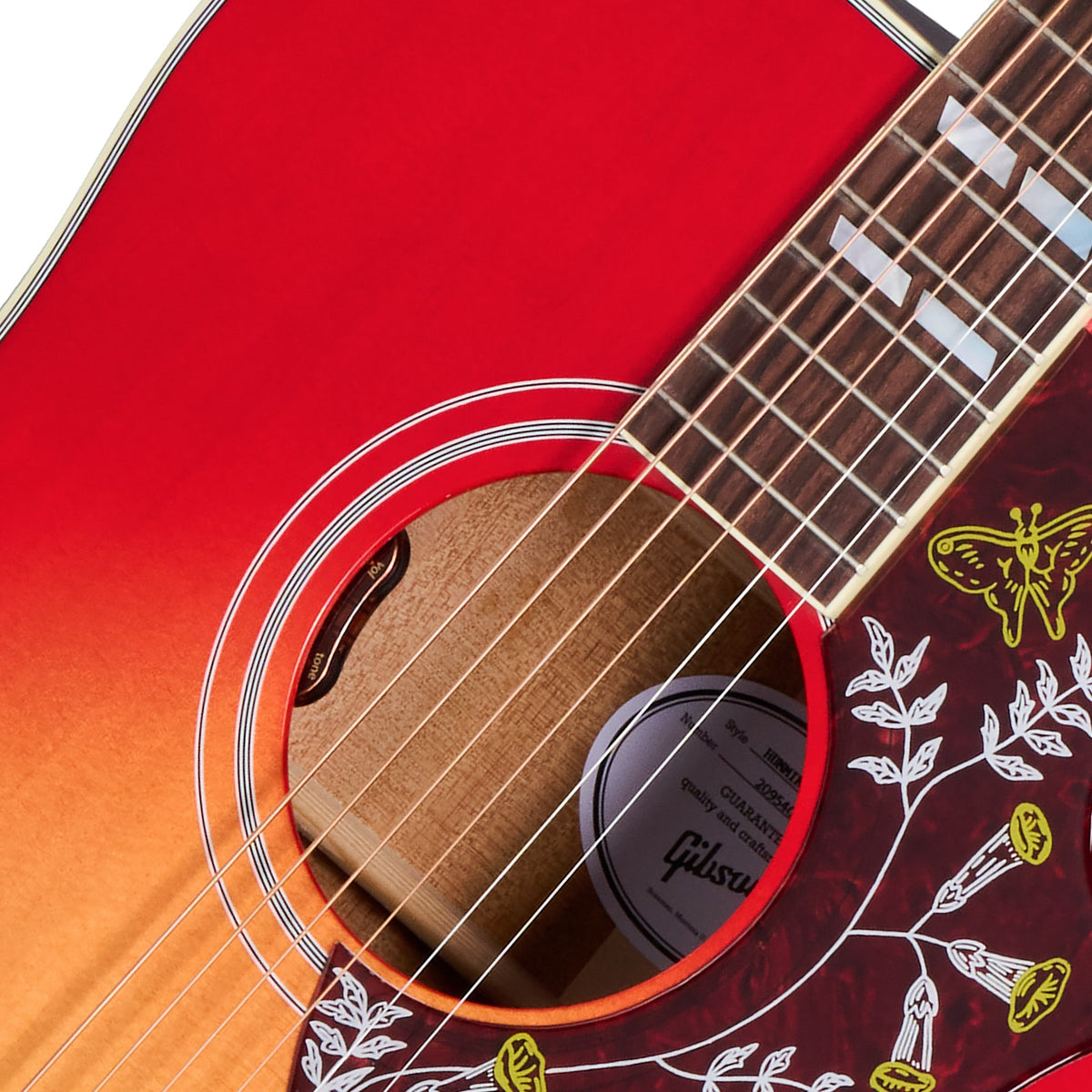 Hummingbird Standard Sunburst cereza Vintage Moderno