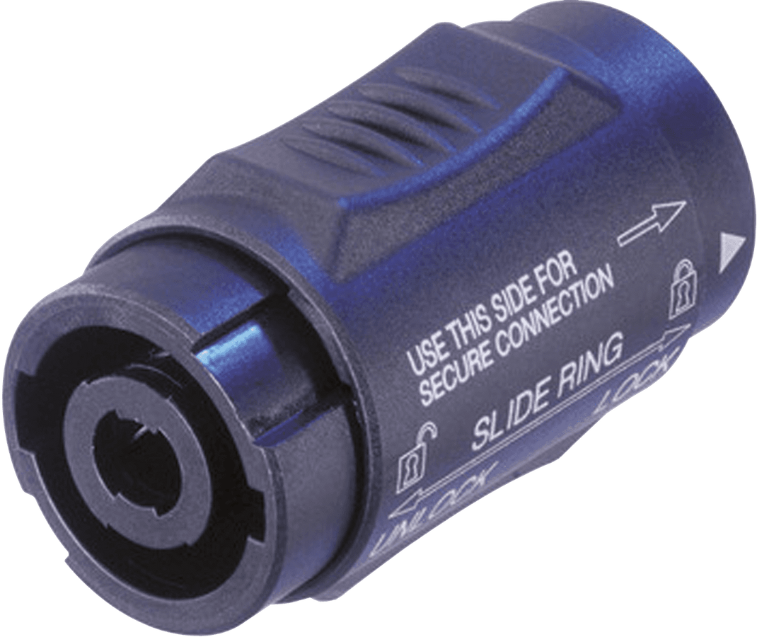 AUDIO CONNECTORS ACCESSORIES ADAPTERS FORMAT D SPEAKON 4-PIN COUPLER