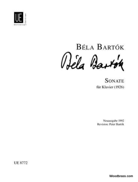 Bartok Bela - Sonate Pour Piano