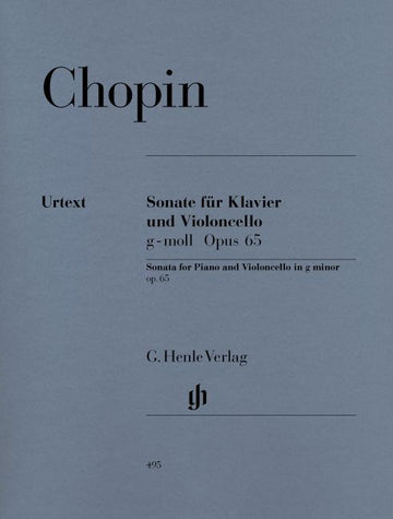 CHOPIN F. - SONATA FOR VIOLONCELLO AND PIANO G MINOR OP. 65