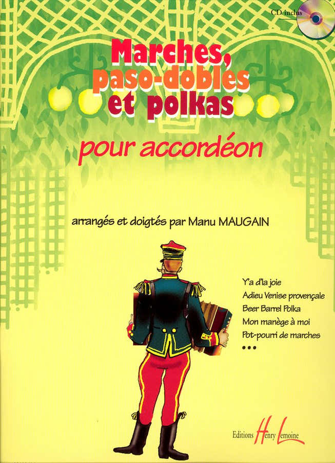 Maugain Manu - Marches Paso-Dobles Et Polkas + Cd - Accordeon