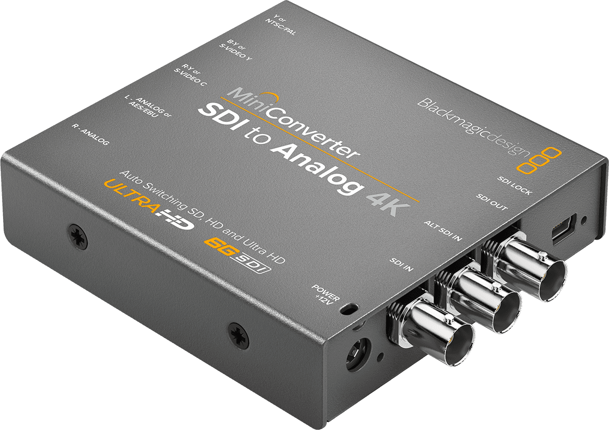 Mini convertidor - SDI a analógico 4K