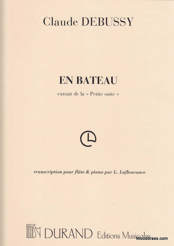 DEBUSSY CLAUDE - EN BATEAU - FLUTE ET PIANO