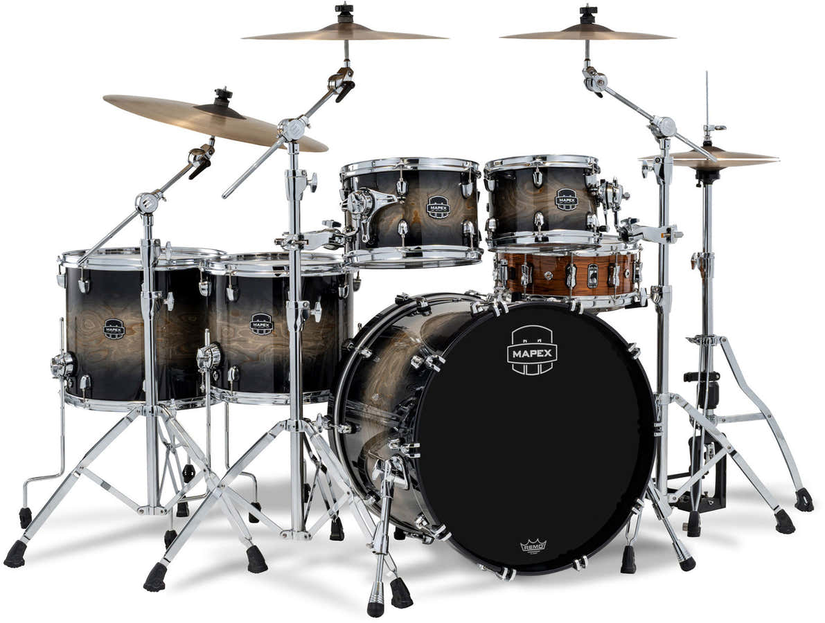 MAPEX SATURN VI STUDIO 22" Degradado negro tinta
