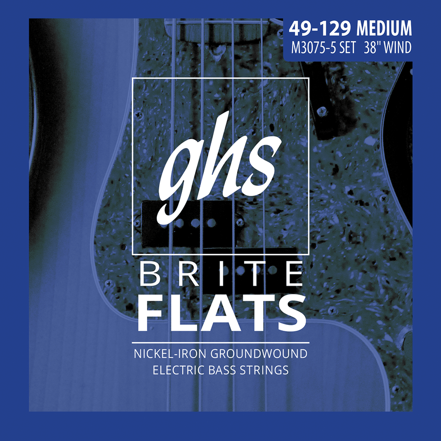 BRITE FLATS LONG/MEDIUM SCALE 5 CORDES