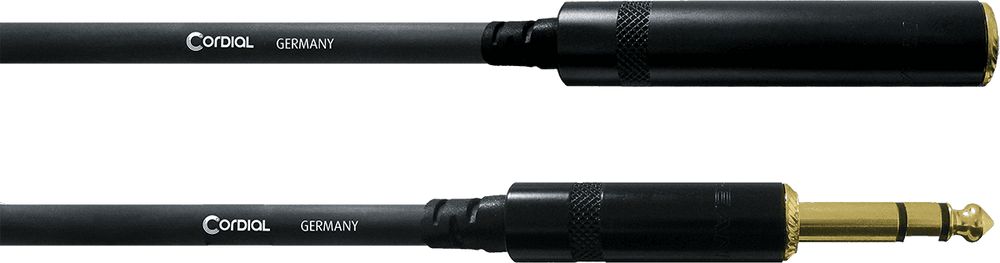 Cordial Cable De Audio Estéreo Macho/Jack Hembra 10 m