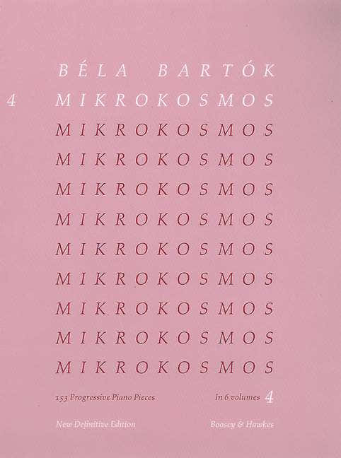 Bartok Bela - Mikrokosmos Vol.4 - Piano