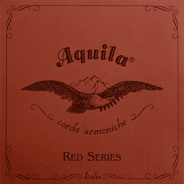 Reds Juego Mandolina Napolitana,AA,DD,GG Sol Entorchada Roja
