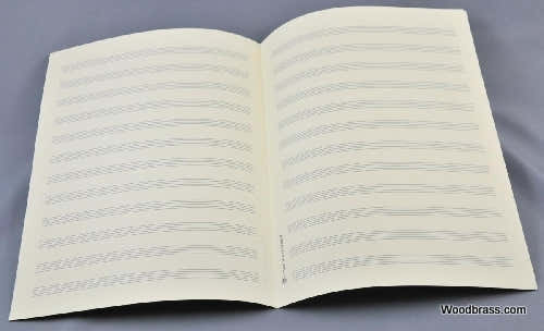 Notenpapier - DIN A 4 hoch 12 Systeme