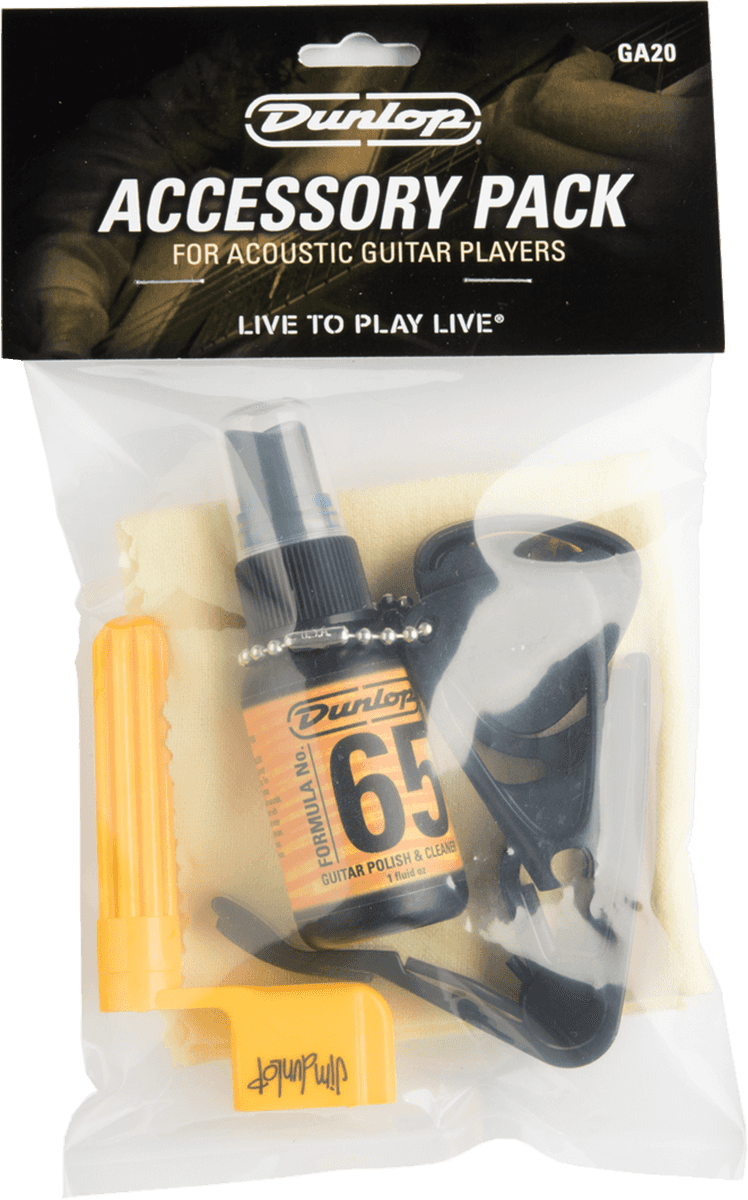 Dunlop ACCESSORY PACK FOR ACOUSTIC GUITAR