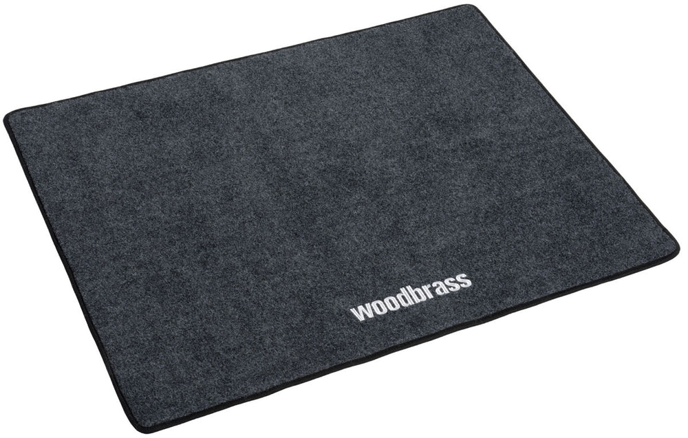 Woodbrass Alfombra de Batería 130 x 100 cm Gris Oscuro