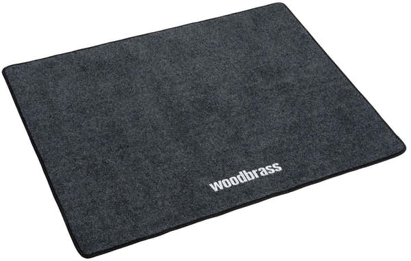Alfombra de Batería 130 x 100 cm Gris Oscuro