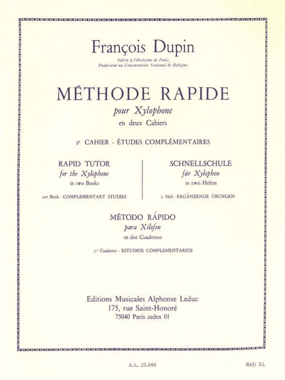 Methode rapide pour Xylophone Vol.2
