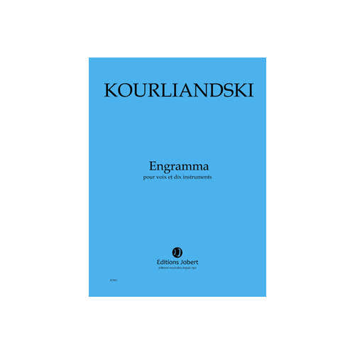 KOURLIANDSKI DMITRI - ENGRAMMA - VOIX ET 10 INSTRUMENTS