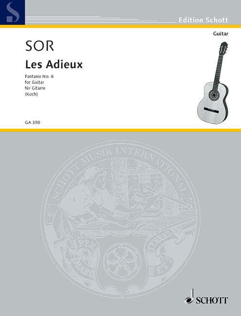 SOR FERNANDO - LES ADIEUX OP. 21 - GUITAR