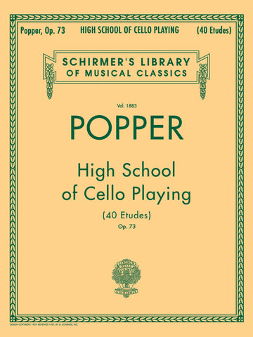 High School of Cello Playing (40 Etudes) Op. 73