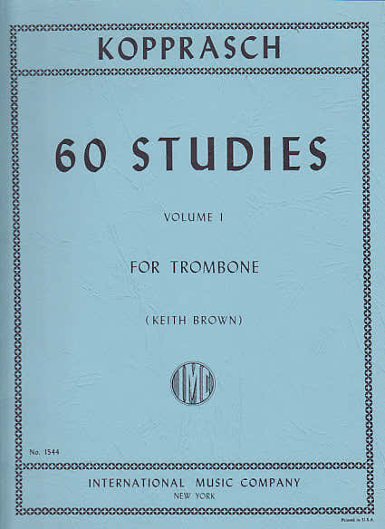 Kopprasch C. - 60 Studies Vol.1 For Trombone