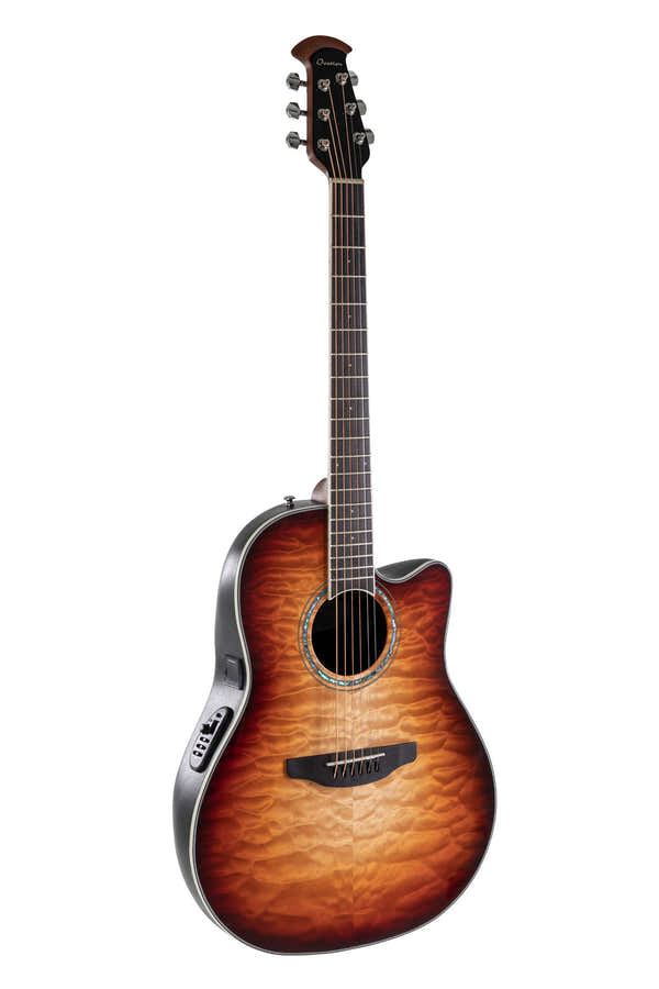 Guitarra Electro-Acústica Celebrity Standard Plus Mid Cutaway Cognac Burst Gloss