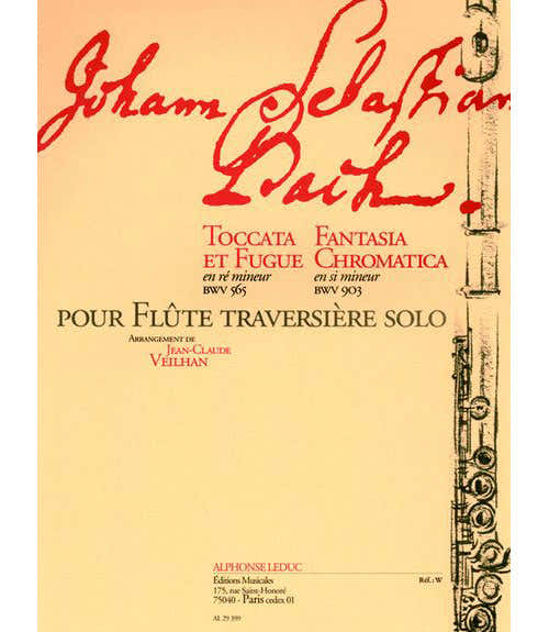BACH J.S. TOCCATA ET FUGUE EN Ré M BWV 565 FANTASIA CHROMATICA EN SI M BWV 93