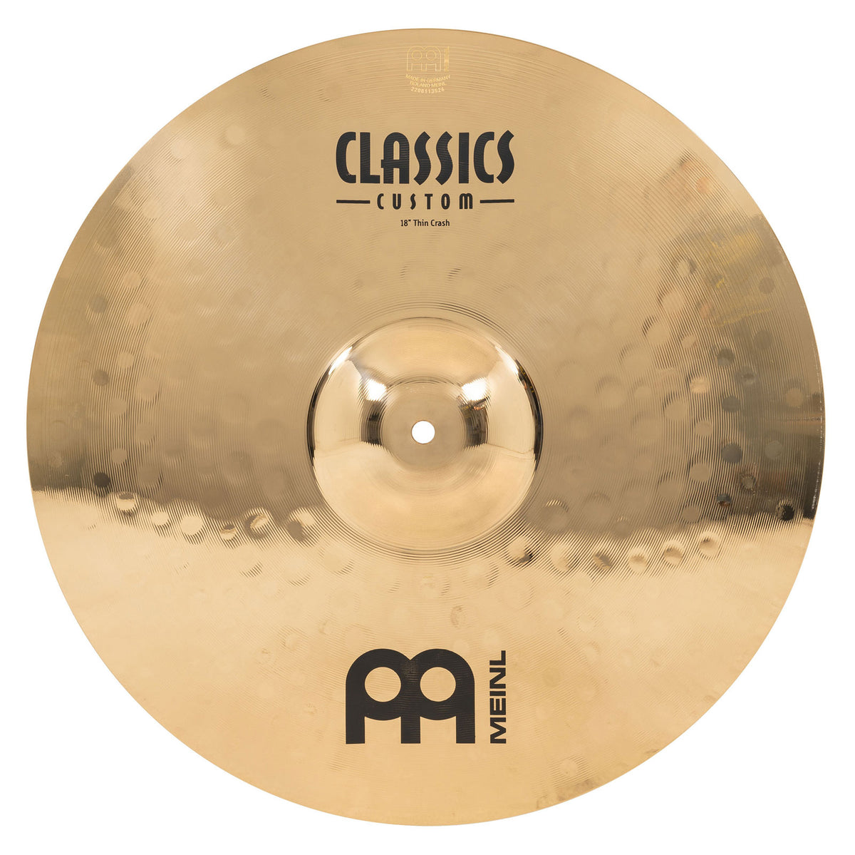Meinl 18" CLASSICS CUSTOM THIN CRASH