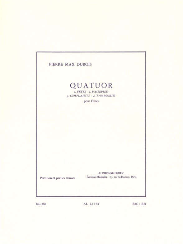 Quatuor Pour Flûtes