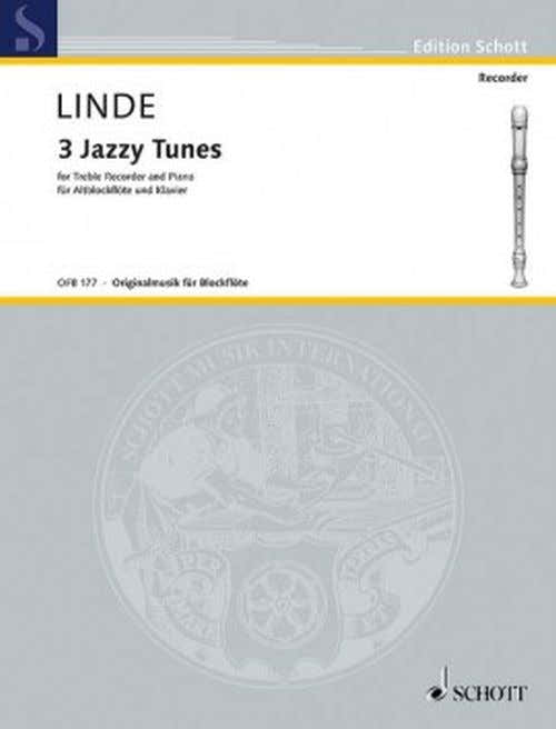 Linde HANS-martin - 3 Jazzy Tunes - Flute Bec Alto & Piano