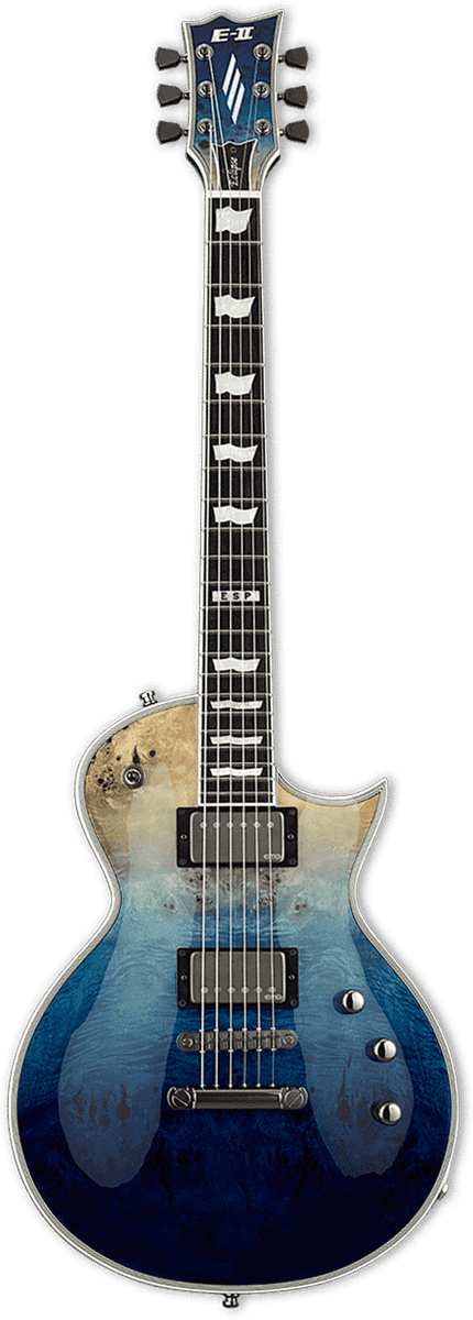 E-II Eclipse Burled Maple Azul Degradado Natural