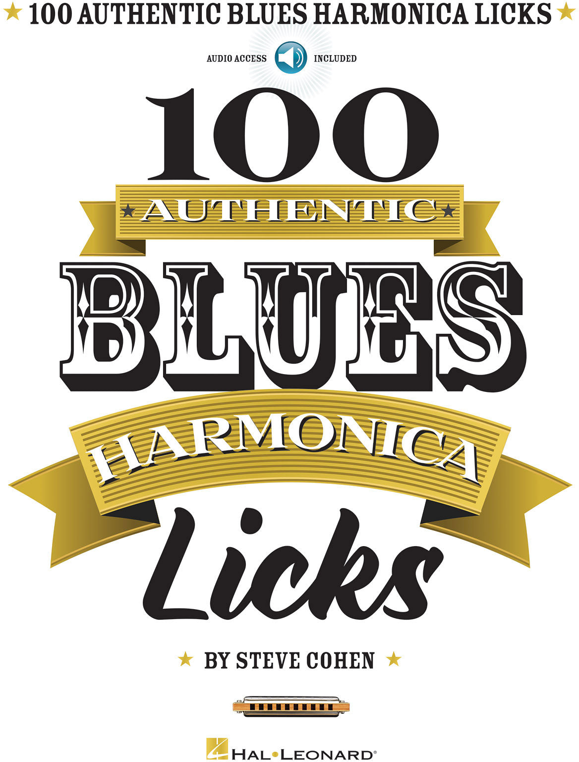 Hal Leonard 100 Authentic Blues Harmonica Licks