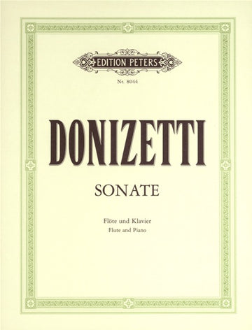 DONIZETTI GAETANO - FLUTE SONATA IN C