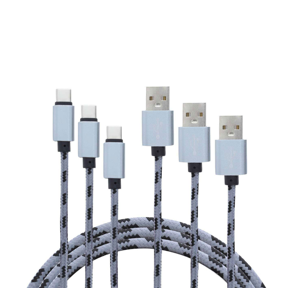 Yourban USBA-miUSB Pa - Pack 3 cables USB / Micro USB BL