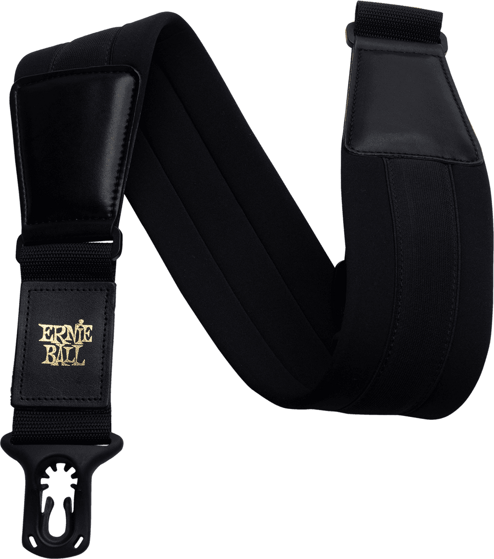 Ernie Ball WIDE BLACK POLYLOCK NEOPRENE STRAP