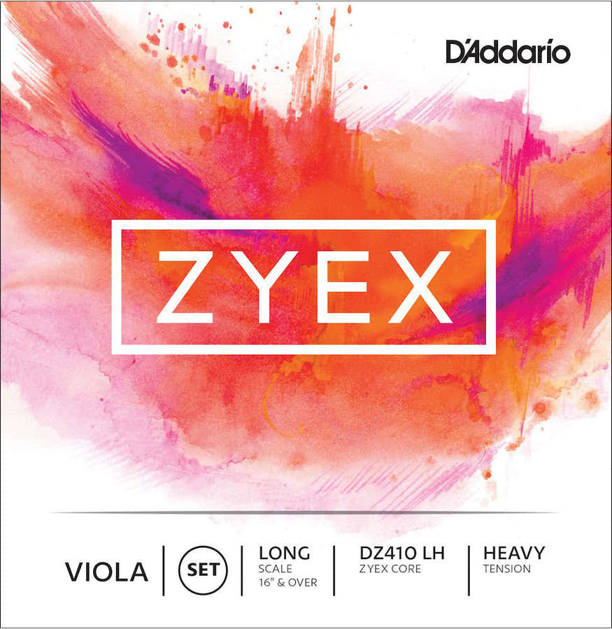 ZYEX "LONG SCALE" VIOLA STRING SET "HEAVY TENSION