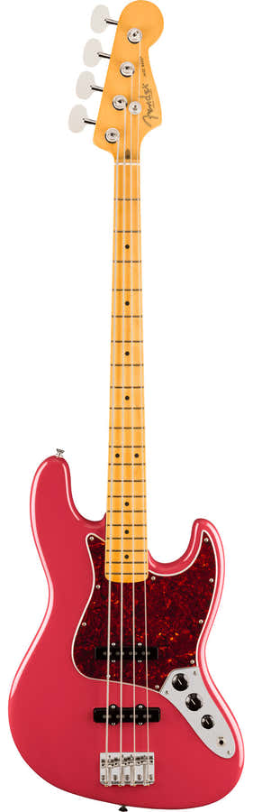 American Professional Classic Jazz Bass MN Dakota Red desvaído