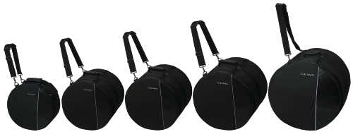 GIG BAG SET FOR DRUM SETS PREMIUM 22X18 10X9 12X10 14X14 14X6,5"