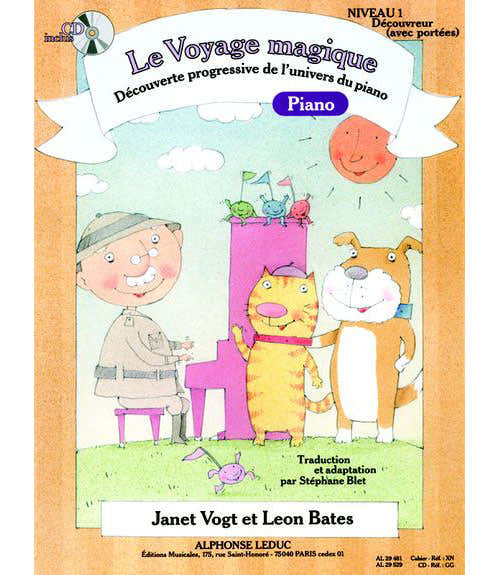 Vogt/bates/blet - Le Voyage Magique - Decouvreur Niveau 1 (avec Portees) + CD