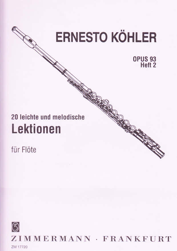 Kohler Ernesto - 20 Etudes Melodiques Op.93 Vol.2