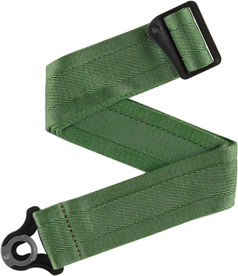 Correa para guitarra Auto Lock, Verde