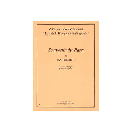 Reichert M. A. - Souvenir Du Para - Flute et Piano