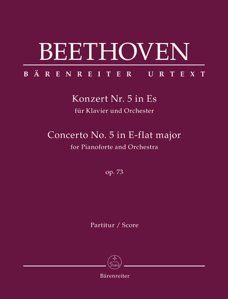 Beethoven L.V. - Concerto For Pianoforte And Orchester N°5 Op.73 - Score