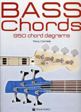 Corizia Tony - Bass Chords 950 Chord Diagrams - Basse