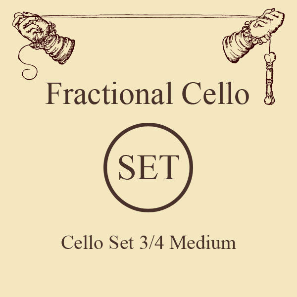 Larsen Strings 3/4 STRINGS FOR CELLOS SHORT SCALE SET